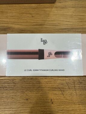 Lange Pink and Rose Gold Titanium Curling Wand NWT